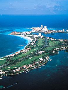 Bienvenidos a Cancún. Vista Panorámica.