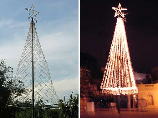 Arboles de Navidad de Buenos Aires