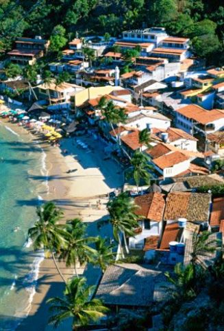 Panorámica de la costa de Salvador de Bahía (Brasil)