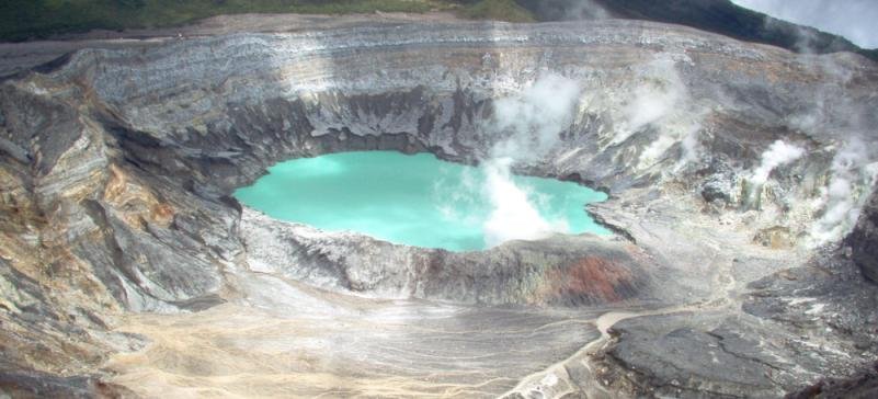 Volcán Poás en Costa Rica