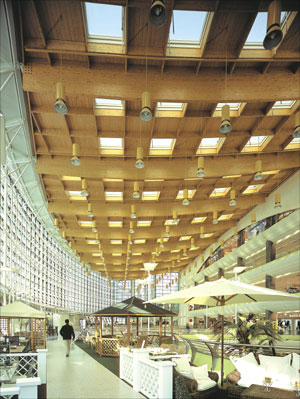 Interior del Shopping El Corte Ingles