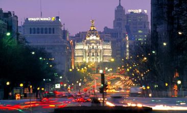 El Centro de Madrid de Noche