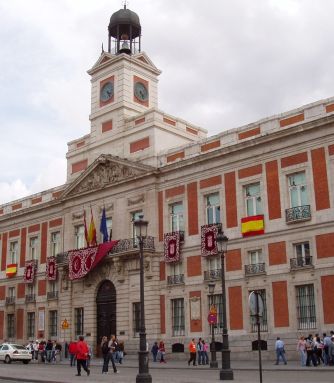 Real Casa de Correos en la Puerta del Sol