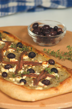 Pissaladière es como la pizza, un platillo típico de Niza