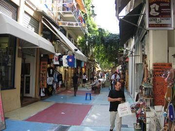 Barrio de Plaka en Atenas