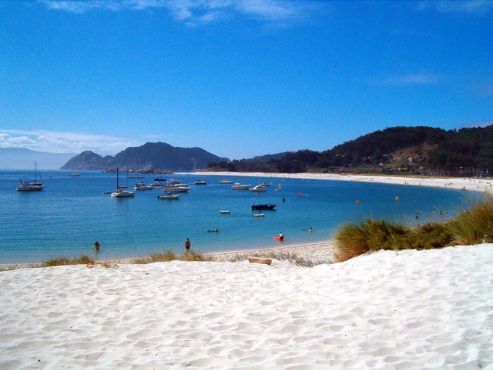 Playa de la isla Rodas