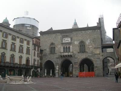 La ciudad de Bergamo Italia.