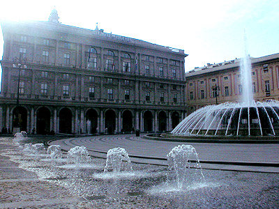 Plaza de Genova Italia.