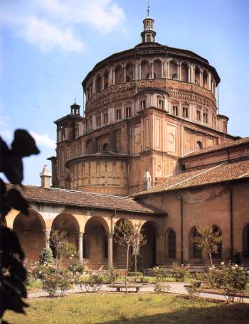 En la Iglesia Santa Maria delle Grazie yace el cuadro Ultima Cena que pintó Leonardo da Vinci.