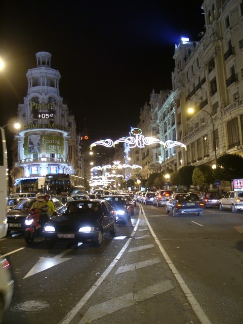 Gran Vía en Madrid