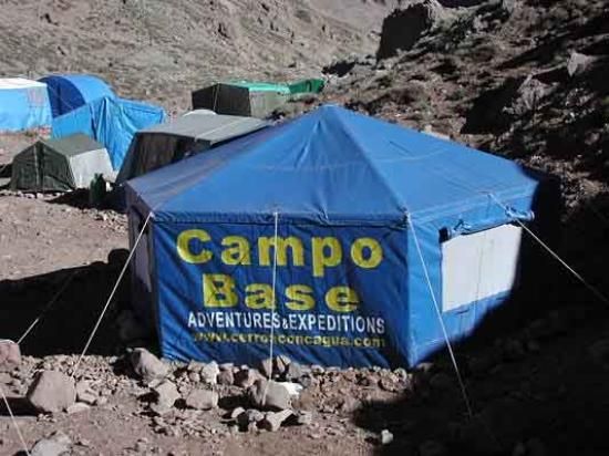 Campamento en el Cerro Aconcagua, Mendoza