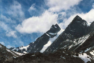 Pico del cerro Aconcagua el más alto de América