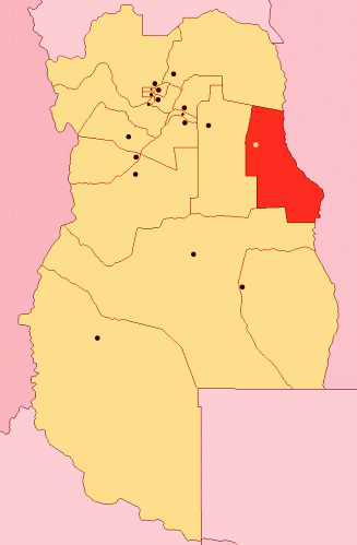 Mapa ubicación departamento La Paz