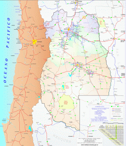 Mapa completo de la Provincia de Mendoza