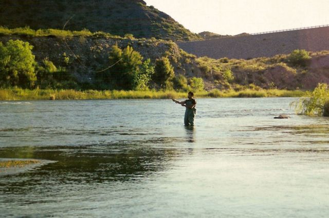 Pesca en lagos de San Rafael