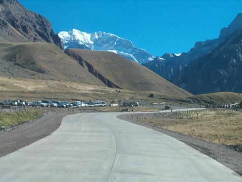 Ruta hacia el río Horcones