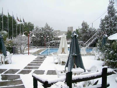 Termas del Challao en invierno