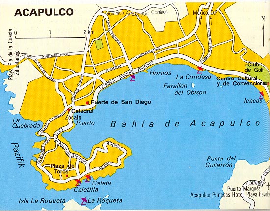 Plano de Acapulco