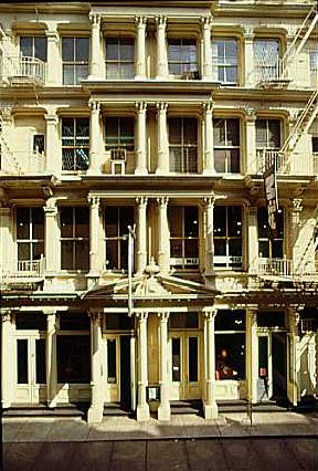 Edificio en la calle Greene Street, en el barrio SoHo de Nueva York