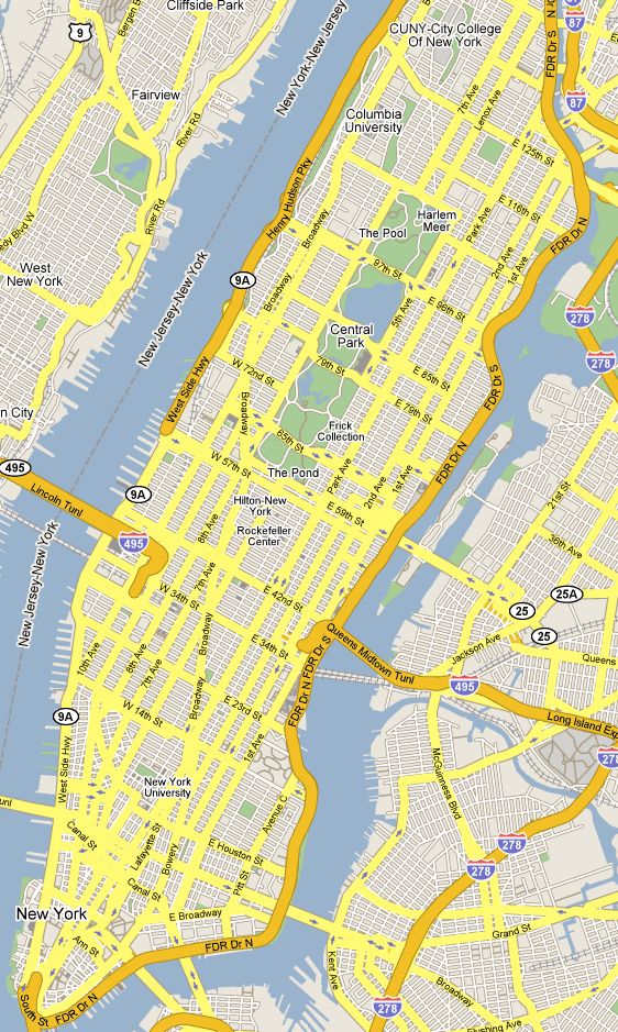 Ver Mapas de Nueva York