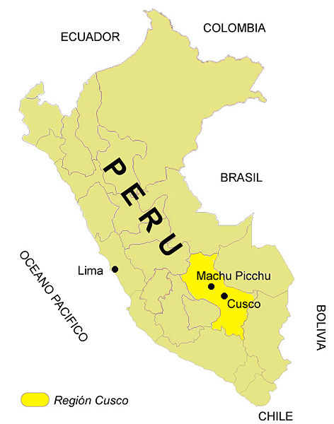 Ubicacion geografica de Machu Picchu - Dónde queda?