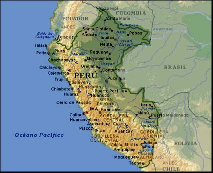 Mapa de Peru