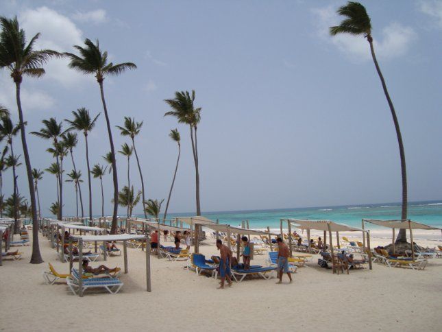 Playa del hotel Ocean Blue en Punta Cana