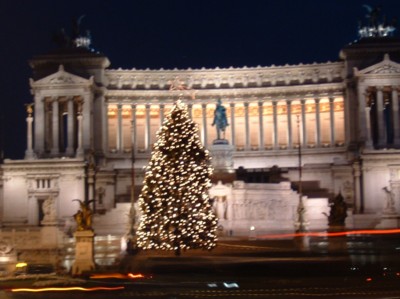 Arbol de Navidad en Roma