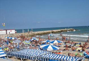 Playa Bassa Rodona en Sitges