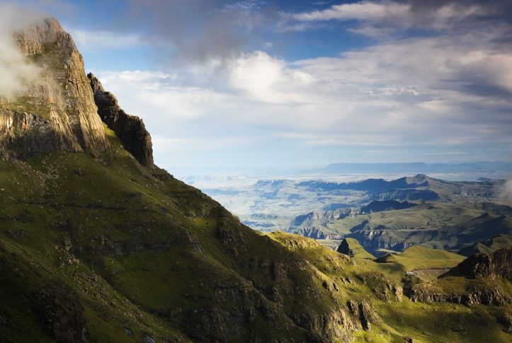 Montañas de Drakensberg en Sudáfrica