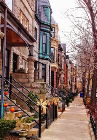 Calles de Chicago en Otoño