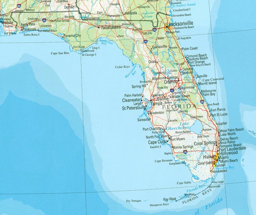Ruta por Florida (2016): 18 días