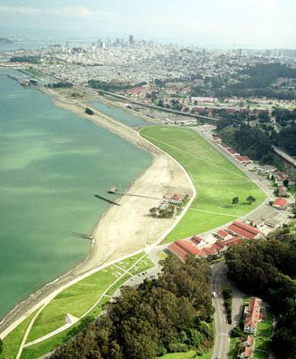 Vista de la zona de Crissy Field en San Francisco