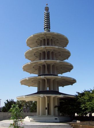La Pagoda de la Paz es uno de los monumentos íconos del barrio japonés de San Francisco