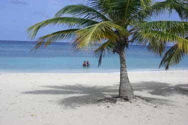Increíble imagen de una playa de Honduras