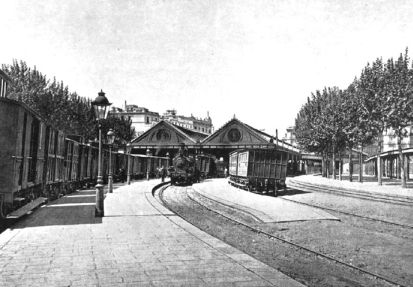 Estación Francia en Barcelona, finales del siglo XIX