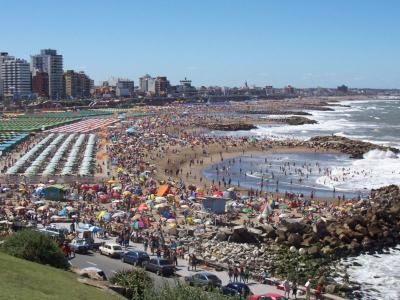 Mar del Plata, en plena temporada