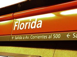 Subte estacion Florida