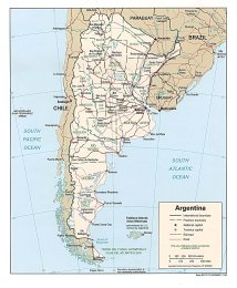 Mapa de Argentina