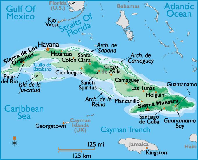 Rios De Cuba Mapa