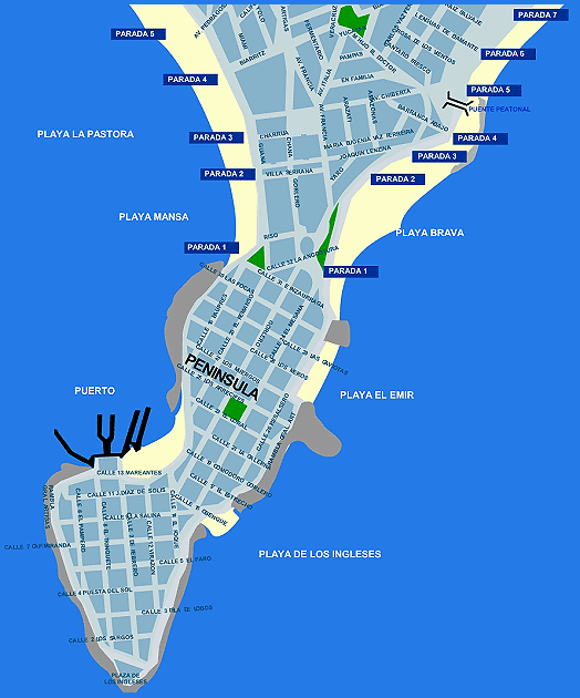 Mapa de Punta del Este