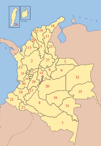 Departamentos de Colombia