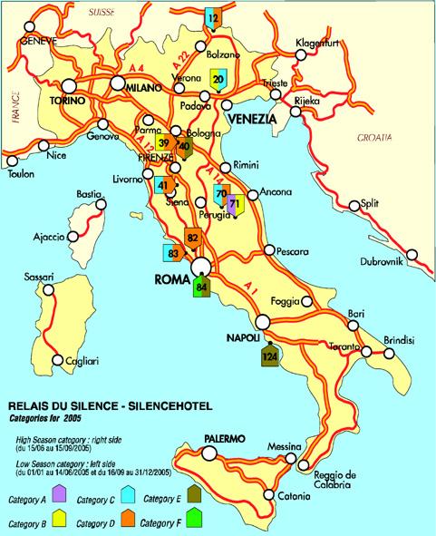 Mapa de Rutas de España